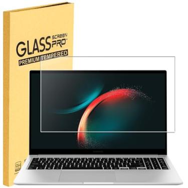 Imagem de MUBUY-GOL Protetor de tela de vidro temperado para laptop Samsung Galaxy Book 4/3 Pro/Ultra 40.6 cm, Pro 360 40.6 cm Touchscreen, 9H, antiarranhões