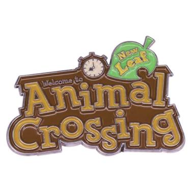 Imagem de Animal Crossing New Leaf Game Logo 3,5 cm Esmalte Pin Badge, 1.4 Inches, Esmalte, Esmalte
