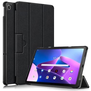 Imagem de Capa para Lenovo Tab K10 Pro tb223fc tb226xc capa de couro dobrável magnético para tablet Lenovo Tab K10 Pro 10,6 polegadas (preta, para Lenovo Tab K10 Pro)