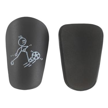 Imagem de kowaku 1 par mini caneleiras de futebol caneleiras de futebol confortável absorção de choque pequena engrenagem protetora para adultos crianças futebol, 10cmx6cm