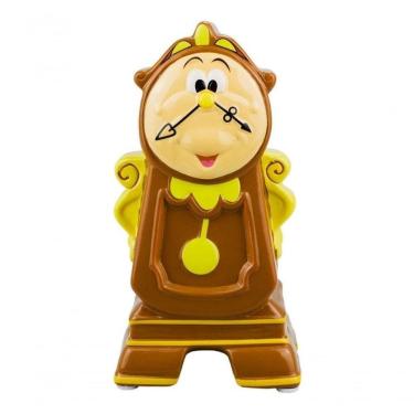 Imagem de Cofre Cofrinho Horloge Relógio Bela E A Fera 20cm Disney