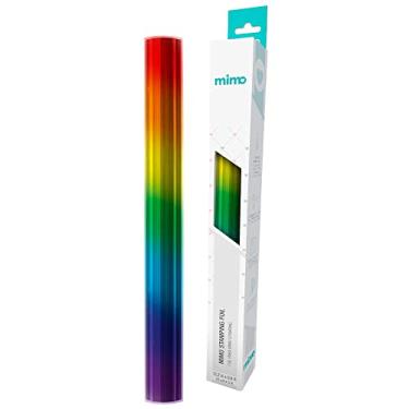 Imagem de Mimo – Foil Stamping Arco-Íris – 31x300cm – Acabamento Metalizado Brilhante para Hot Stamping e Personalização