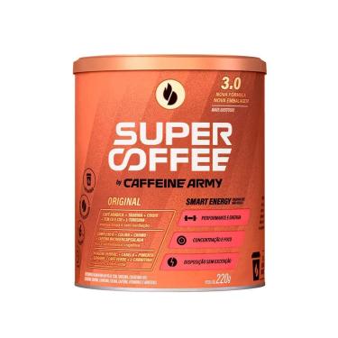 Imagem de Pré Treino Café Energetico Supercoffee Sabor Original Café 220g Caffeine Army-Unissex