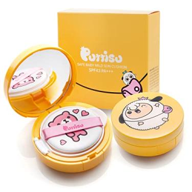 Imagem de Puttisu Almofada solar infantil FPS 50 PA+++ proteção UV e UVA protetor solar físico 15 g (pacote com 1)