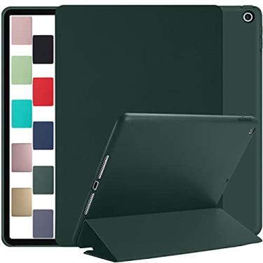 Imagem de DuraSafe Cases Para iPad de 9,7 polegadas, 5 geração 2017, 6 geração 2018 [iPad 5ª 6ª] A1893 A1822 A1954 MRJN2LL/A MR7G2LL/A MR7F2LL/A MP2F2LL/A com parte traseira de silicone macio e capa com suporte