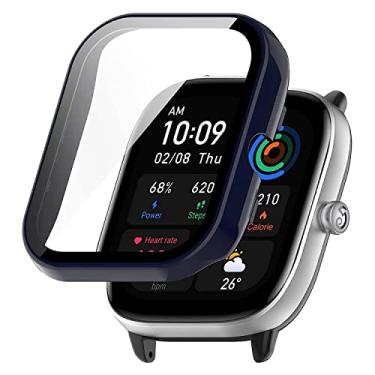 Imagem de Nandos-Store - Case Bumper capa protetora Nsmart compatível com Amaz fit GTS 4 mini - New Version A2035 (Azul, GTS 4 mini - A2035)