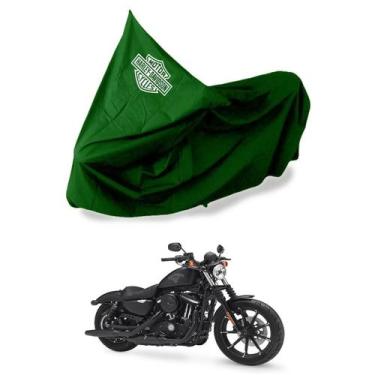 Imagem de Capa Protetora Impermeável Para Moto Harley Davidson - SPTS, Verde,  G