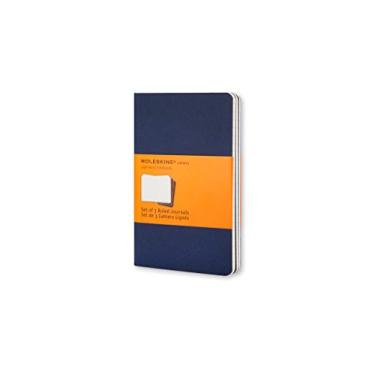 Imagem de Caderneta Cahier, Azul, Conjunto com 3 Unidades, Pautada, Tamanho Bolso