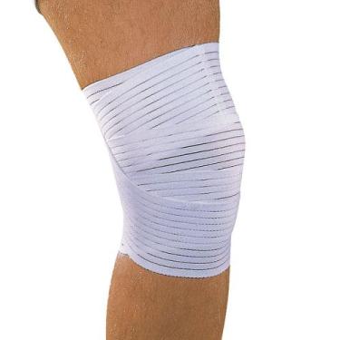 Imagem de Atadura Elástica Spandex Mercur Joelho e Coxa com Fecho Aderente 7,5cm