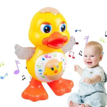 Imagem de Patinho Dançante Brinquedo Infantil Pato Bebê Musical E Luz - Toysmart