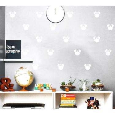 Imagem de Kit 90 adesivos da Minnie 6cm x 5,3cm cada Decoração Casa Sala, Quarto