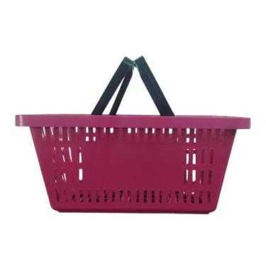 Imagem de KIT 3un. Cestas de Mercado Cestinhas de Compras Reforçada Supermercado