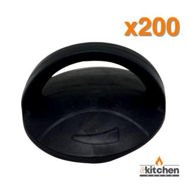 Imagem de Pomel Pegador Puxador para Tampa Cesta sem Vapor 200 Peças