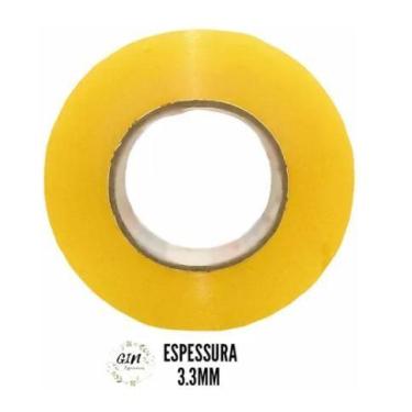 Imagem de Fita Adesiva 300m Larga Transparente Para Embalar - Generica