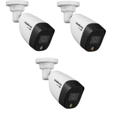 Imagem de kit 3 Câmera Intelbras Vhd 1220b Hdvci Full Hd 1080p Full Color