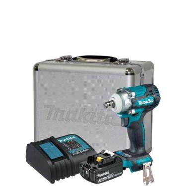 Imagem de Chave Impacto Bateria 18v Dtw300 Carregador Makita + Maleta