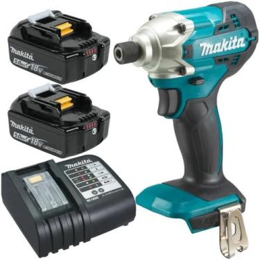 Imagem de Parafusadeira De Impacto 2 Baterias 18v 5ah Dtd156 Makita Bivolt