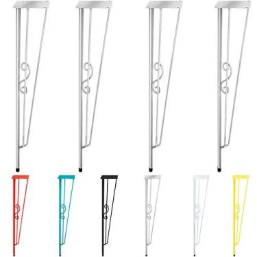 Imagem de Pé Base De Mesa De Jantar 04 Un Hairpin Legs Provençal - Genus Móveis,