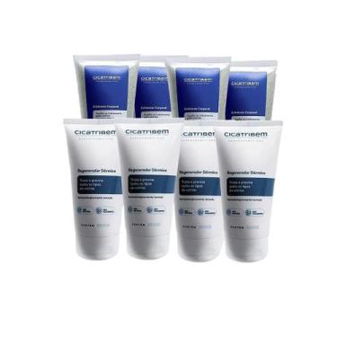 Imagem de Kit 4 Cremes Hidratante Anti Estrias + 4 Esfoliantes Corporal 150g - C