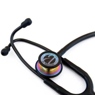 Imagem de Estetoscópio Adulto e Pediátrico inox Duplo Eternity - bic,  Preto Arc