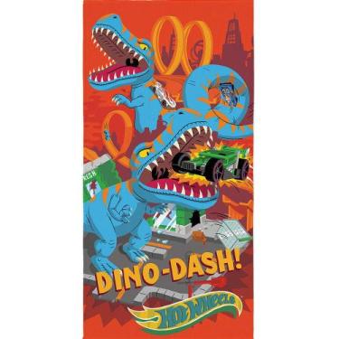 Imagem de Toalha De Praia Infantil Hot Wheels Transfer - Lepper, Laranja e Azul