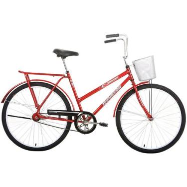 Imagem de Bicicleta Aro 26 Houston Ônix de Aço Carbono, 26", Vermelho, 21"