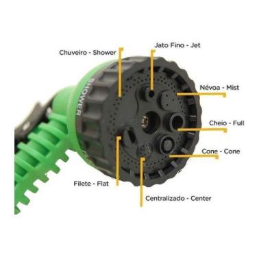 Imagem de Mangueira Mágica Retrátil Flexível 30m Elástica Nylon Metal - Online