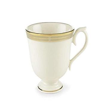 Imagem de Lenox Taça de China marfim com faixa dourada dourada