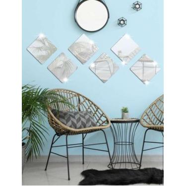 Imagem de Espelho Decorativo Prata De Parede - Inova