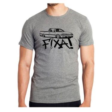 Imagem de Camiseta camisa masculina saveiro G3 rebaixada fixa carro - Dogs, Cinz