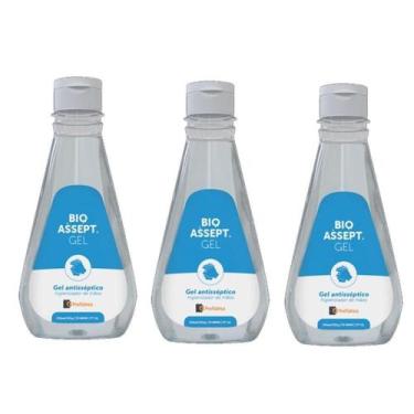 Imagem de Álcool Gel Antisséptico Bio Assept Gel 350ml (Kit com 3 Frascos) - Pro