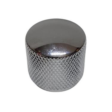 Imagem de Knob Baixo Guitarra Metal S/ Parafuso Grande Cromado Unidade - Andaluz