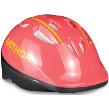 Imagem de Capacete Infantil com Regulagem Coral Pink - Nathor, 281g, Coral pink,