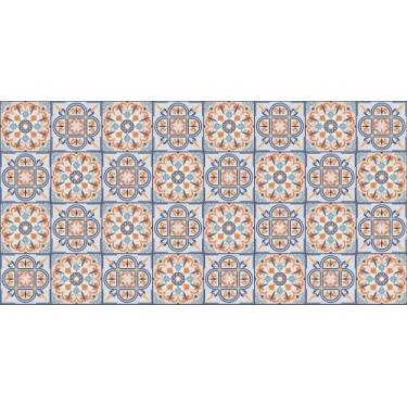 Imagem de Adesivo Azulejo Português - 2 desenhos (CINZA E AZUL) - Leo Publicidad