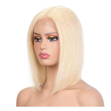 Imagem de Front Lace Swiss Wig Curta Alta Qualidade Loira Clarissimo - D&D Comme