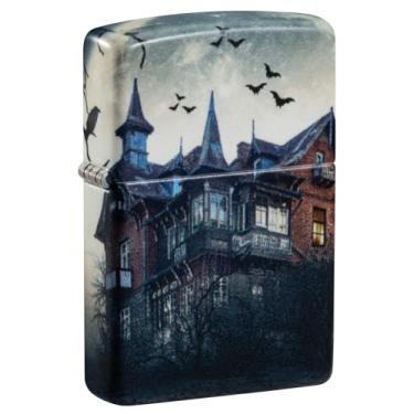Imagem de Zippo Isqueiro de bolso fosco que brilha no escuro Horror House