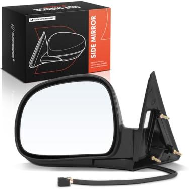 Imagem de A-Premium Espelho de porta elétrico do lado do motorista compatível com Chevrolet Blazer, S10 1994-1997 e GMC Jimmy, Sonoma & Isuzu Hombre e Oldsmobile Bravada, espelho retrovisor externo dobrável manual aquecido