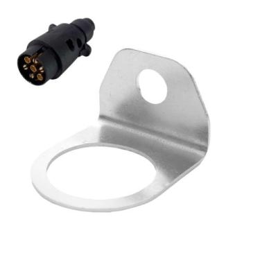 Imagem de Suporte de Plug Macho Tomada Universal - 1 Furo -Carretinha - Maxx Dia