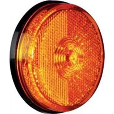 Imagem de Lanterna Lateral Amarelo 24V Led Com Led Acrílico Implemento