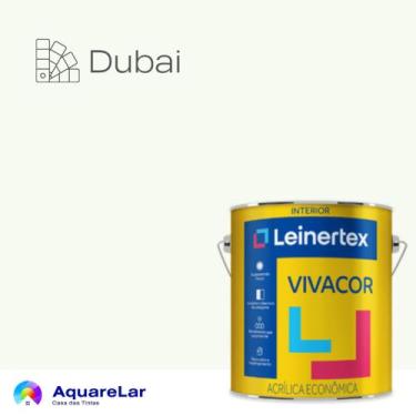 Imagem de Vivacor Acrílica Leinertex Fosco 3,6L, DUBAI, 3,6L