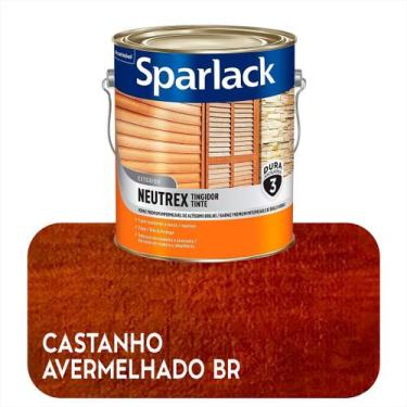 Imagem de Verniz Sparlack Neutrex Brilhante 3,6 Litros  Tingidor Cores Madeira, 