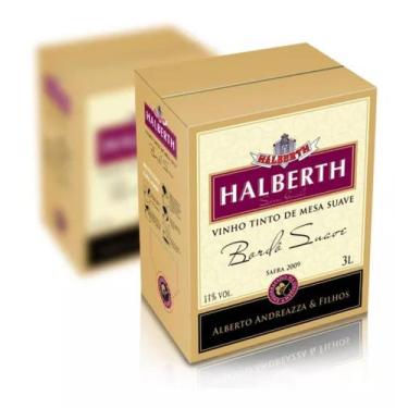 Imagem de Vinho Tinto Halberth Bordô Suave Bag 3l