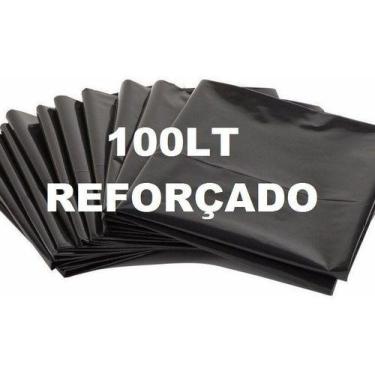 Imagem de Saco De Lixo Reforçado Preto 100 Lts C/100 Unids - HIGIPACK