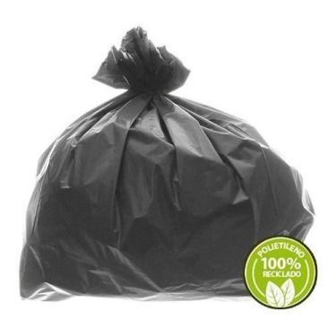 Imagem de Saco De Lixo Super Leve 100 Litros Cinza 0,02mm 100un - HIGIPACK