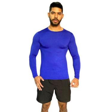 Imagem de Camisa Térmica Masculina Blusa Térmica Proteção UV Fator 50+ - Traspad