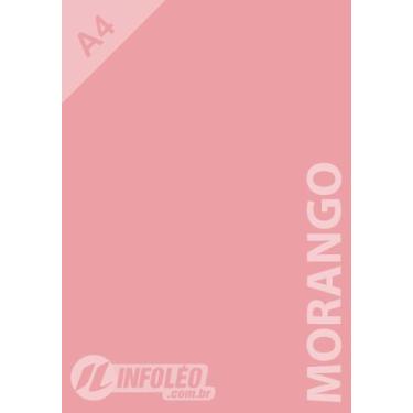 Imagem de Papel Color Plus A4 180 gramas Morango Candy Dinamarca, 50 Folhas