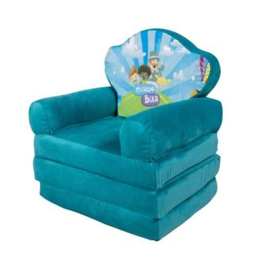 Imagem de Poltrona infantil Colchonete Dobrável - SUEDE / poltrona, infantil, de