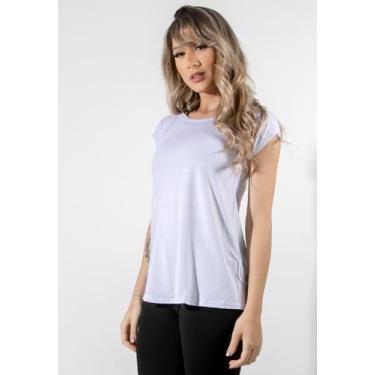Imagem de Blusa  Feminina Furadinha Fitness Lisa Academia Treino RCL Modas, Bran