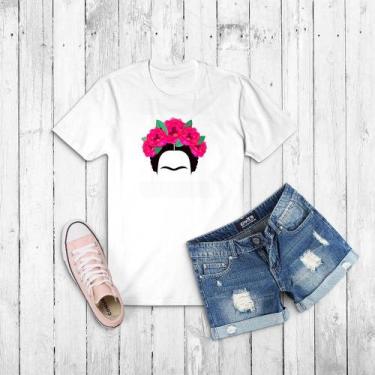 Imagem de Camiseta Frida Kahlo T-shirt Feminist Camiseta Baby look - KOUPES, GG