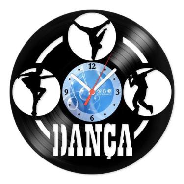 Imagem de Relógio De Parede Disco Vinil Diversos - Dança - VDI-339 - Modernarte